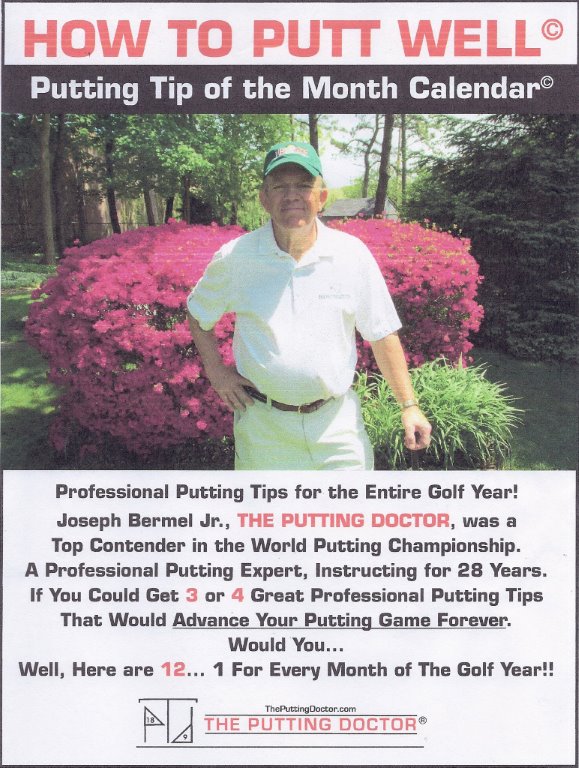 Putting Tip Of The Month Calendar